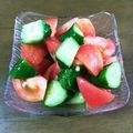 早起きまま's cooksnap of when they made トマトときゅうりのクレソルサラダ.