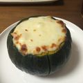 amyronn's cooksnap of when they made 坊ちゃんかぼちゃの丸ごとグラタン.