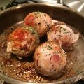 ちっさいもっさん's cooksnap of when they made ミニトマトの豚肉巻き.