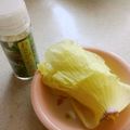 ピン9ノン's cooksnap of when they made 花オクラのご飯巻き.