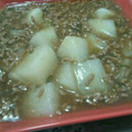 70cafe's cooksnap of when they made お弁当に大根の鶏そぼろ餡かけ.