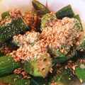 あきとあきちゃん's cooksnap of when they made 苦手なオクラも子供も食べられるよ♪.
