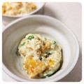 kkdesugaxx's cooksnap of when they made 秋です。柿とオクラの白あえ.
