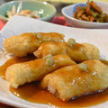 よっしゃん's cooksnap of when they made 大根と鶏ささみの油揚げ巻き蒸し.