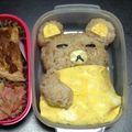 raggagirl's cooksnap of when they made リラックマ　キャラ弁　簡単　.