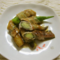 ばたふりぃ's cooksnap of when they made ナスと青紫蘇の豚肉巻き.