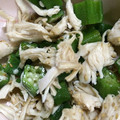 まょっち's cooksnap of when they made ささみとオクラのゴマ和え.
