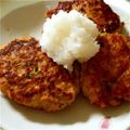 みつや014's cooksnap of when they made 鶏ひき肉の和風ハンバーグ.