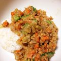 あ！やぎ's cooksnap of when they made ゴーヤのドライカレー.