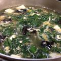 mother☆'s cooksnap of when they made ■簡単朝昼■豆腐もろへいや卵スープ☆減量.