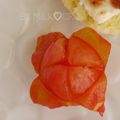 milk＊crown's cooksnap of when they made お弁当に❤サラダに❤トマトのおひさま.