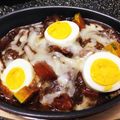 花花里's cooksnap of when they made カマンベールと餃子の皮でカレーラザニア.