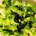 リラシャン's cooksnap of when they made レタスと韓国のりのサラダ.