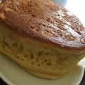 pkriiiiiii's cooksnap of when they made フワフワ分厚いハニーホットケーキ♪.