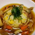 JunpJump's cooksnap of when they made ぜいたくな味のスープチャーハン.