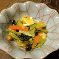 マミヤハル's cooksnap of when they made 小松菜と油揚げ.