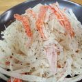 チョコカブ's cooksnap of when they made あと一品に＊大根とカニかまのサラダ.