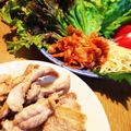 ちー2525's cooksnap of when they made 難しくない！サムギョプサル！キャンプに！.