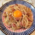 JUЯI's cooksnap of when they made ナンプラー使ったエスニック風な焼きうどん.