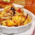 erc_16's cooksnap of when they made 冷蔵庫に有る物で＊卵炒め＊.