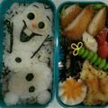 さえさん。's cooksnap of when they made キャラ弁　オラフ.