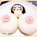 ぽっちゃりんmama's cooksnap of when they made デコ✿可愛いオッパイおにぎり～✿.