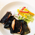 miiiko♡'s cooksnap of when they made 秋だね☆鮭の磯辺焼き.