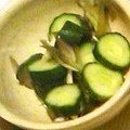 olive11's cooksnap of when they made きゅうりとみょうがの簡単酢のもの♪.