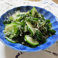 miyuki12's cooksnap of when they made 簡単さっぱり＊しらすときゅうりの酢の物.