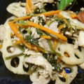 ぽんずー's cooksnap of when they made つるむらさきと蓮根のニンニク炒め.