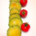 kikuちん's cooksnap of when they made 一口サイズ♪ゴーヤのポテサラ焼.