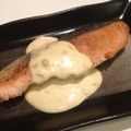 きな山きな子's cooksnap of when they made ♡サーモンのマヨネーズソースかけ.