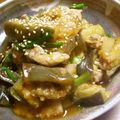 marilin36's cooksnap of when they made 簡単！なすの豚キムチ☆.
