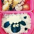 クックSCFIEQ☆'s cooksnap of when they made 簡単！ひつじのショーン☆そうめんキャラ弁.