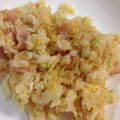 あまぽちゃ's cooksnap of when they made キャベツとベーコンのマヨ炒飯.