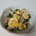 ＭＩＨＯ１７'s cooksnap of when they made 豚バラ肉と小松菜、卵の炒めもの.