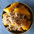 ゆきみたまご's cooksnap of when they made かぼちゃと鶏ひき肉のウマウマ煮.