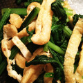 さくら75's cooksnap of when they made 超簡単☆油揚げと小松菜の炒め物☆.
