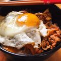 はぎ＊'s cooksnap of when they made ランチにもディナーにも★簡単照り焼き丼.
