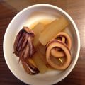 クロクロクローバー's cooksnap of when they made のどが渇かない★いかと大根のシンプル煮物.