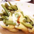 のんた✳︎'s cooksnap of when they made ササゲとチーズのお揚げ包み焼き.