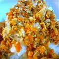 こうぎー's cooksnap of when they made うまうま☆鮭＆ニンジンのそぼろふりかけ.
