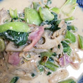 まいてぃkak's cooksnap of when they made 青梗菜としめじ＊豆乳で和風クリーム煮.