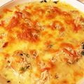 つむさい's cooksnap of when they made 小松菜＆厚揚げの白味噌風味グラタン.