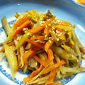 や～たん食堂's cooksnap of when they made 我が家のきんぴらごぼう！舞茸入り♡.