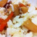 丘のタヌキちゃん's cooksnap of when they made ウマっ♪挽肉と里芋の中華風混ぜご飯.