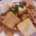 ぽぷらまま's cooksnap of when they made 豚バラと厚揚げのしょうが焼き.