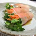 kaiko子's cooksnap of when they made スティック野菜の生ハム巻きサラダ.