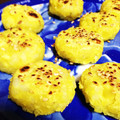 りんりんはなな's cooksnap of when they made 簡単犬おやつ★さつまいもと玄米のおやき.
