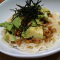 hs☆'s cooksnap of when they made アボカド納豆パスタ～10分で簡単♪.